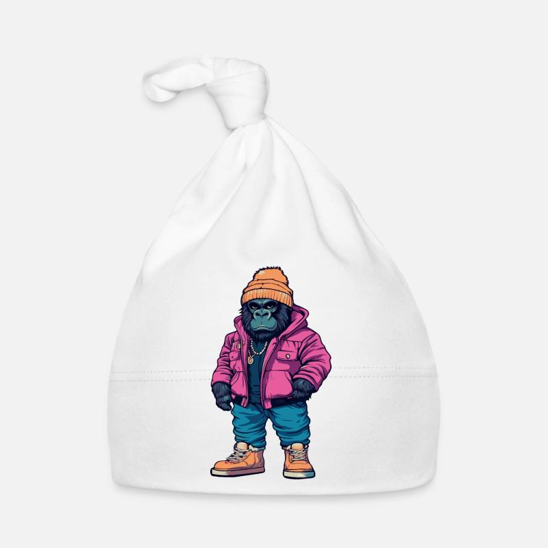 Mode d’hiver Gorilla Bonnet bio Bébé