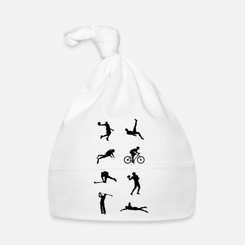 Sportarten Geschenk Baby Bio-Mütze