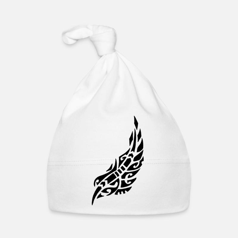 Plume noire de l'oiseau Bonnet bio Bébé