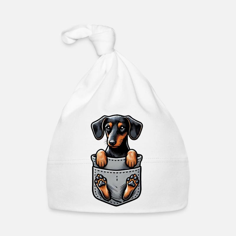 Teckel Chien Teckel Éleveur Teckel Lover Teckel Bonnet bio Bébé