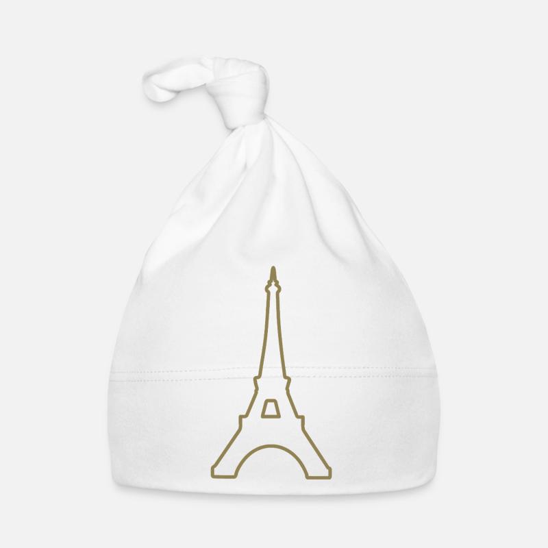 Tour Eiffel Paris monument minimaliste Bonnet bio Bébé