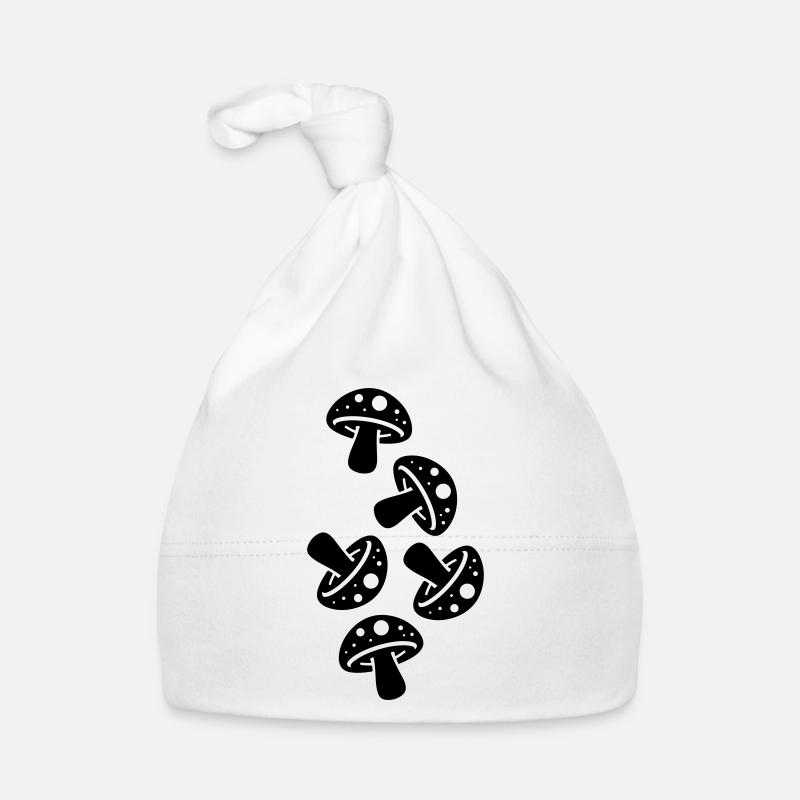 Mushrooms Mushroom Toadstool Organic Baby Cap