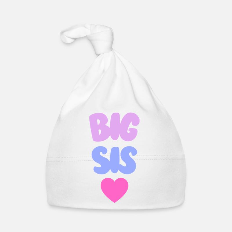 Big Sis Love Baby Bio-Mütze