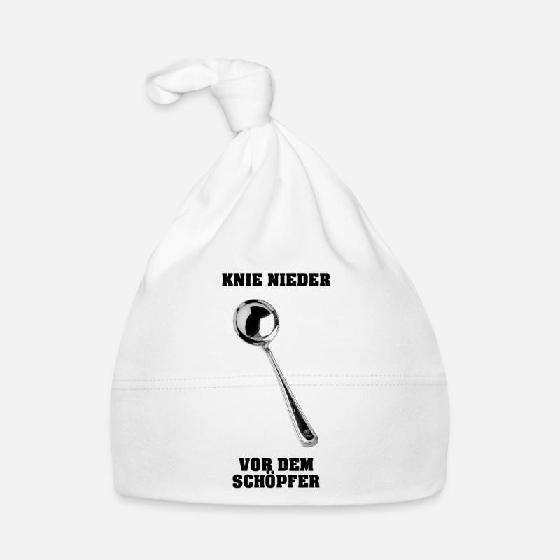 Kneel down before the Creator Organic Baby Cap