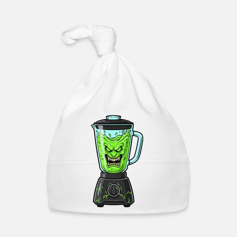 Mélangeur de slime face de monstre vert Bonnet bio Bébé