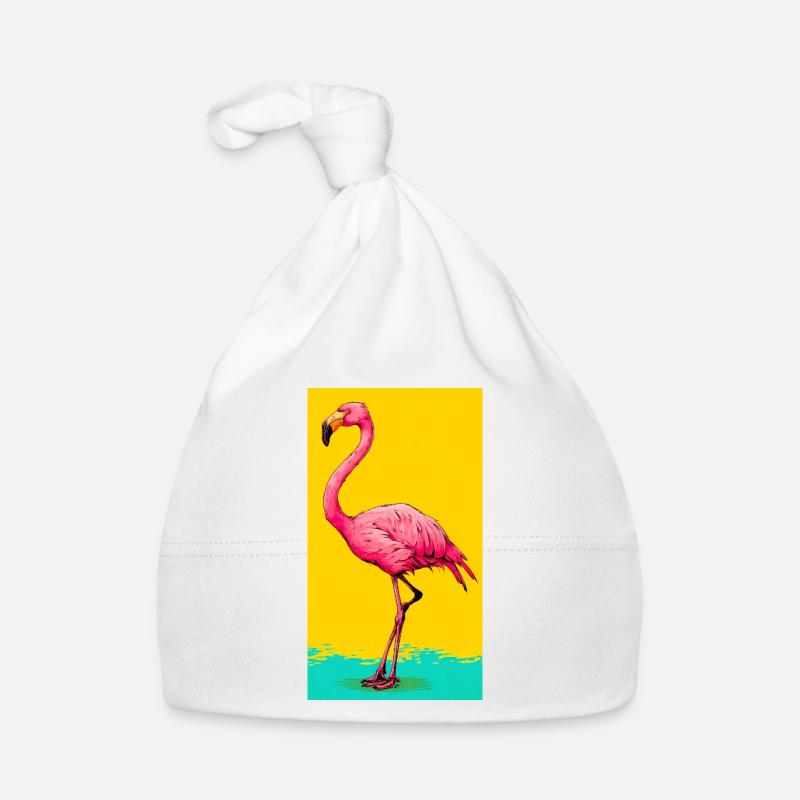 flamingo Organic Baby Cap