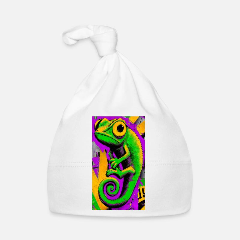 Chamäleon Baby Bio-Mütze