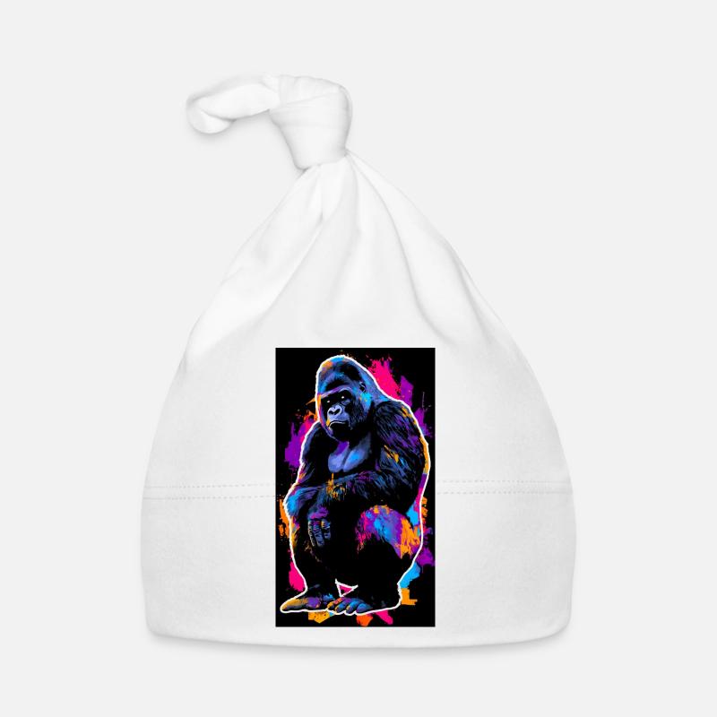 Gorilla Baby Bio-Mütze