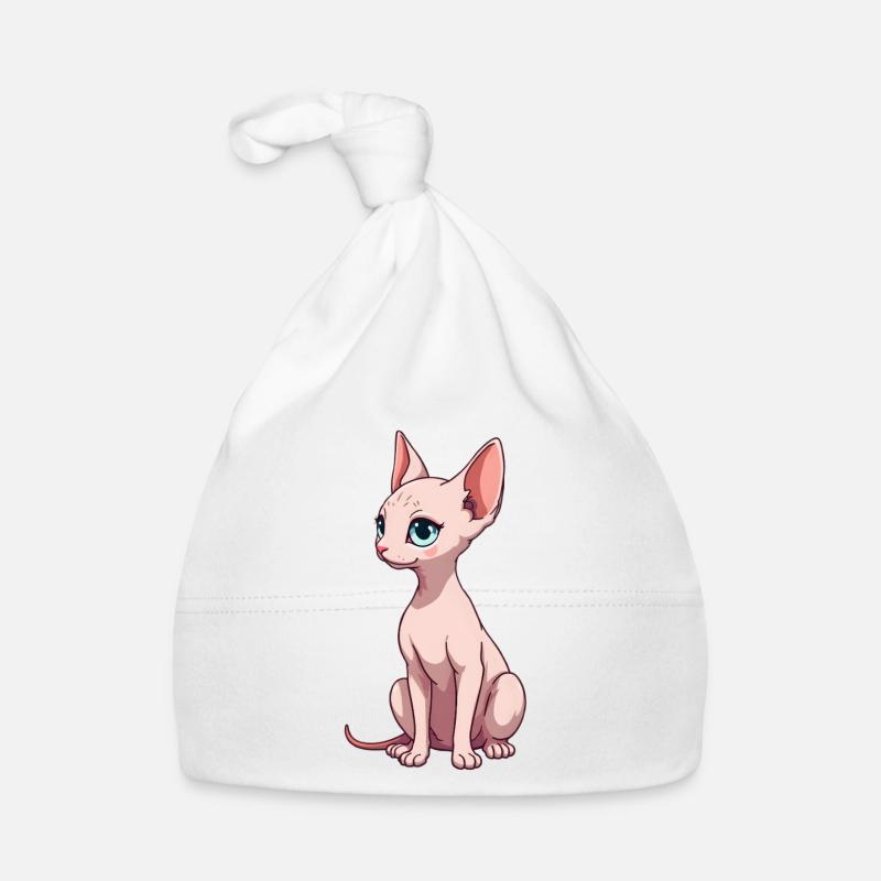 Chat Sphynx Bonnet bio Bébé