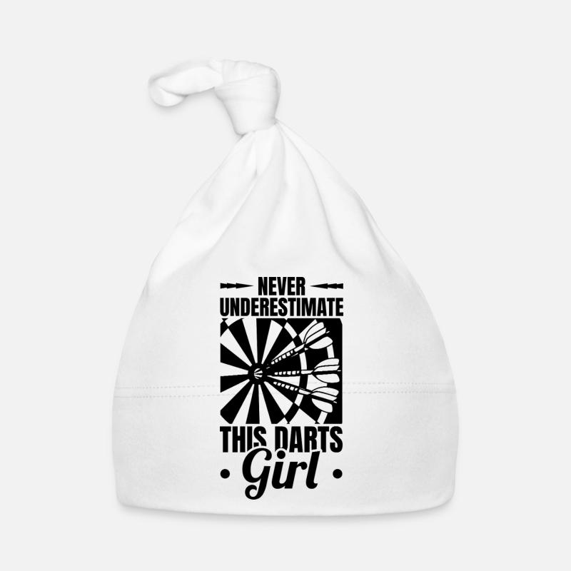 Darts player Organic Baby Cap