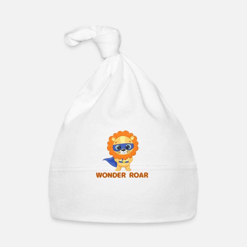 WONDER ROAR Organic Baby Cap