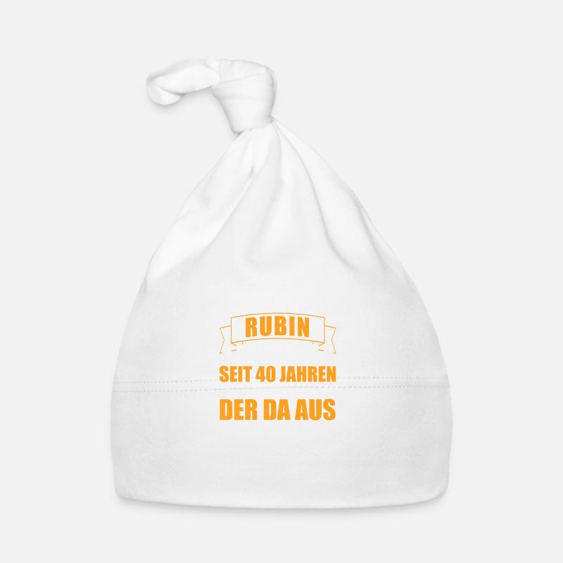 Mit der da 40. Hochzeitstag Rubinhochzeit Baby Bio-Mütze