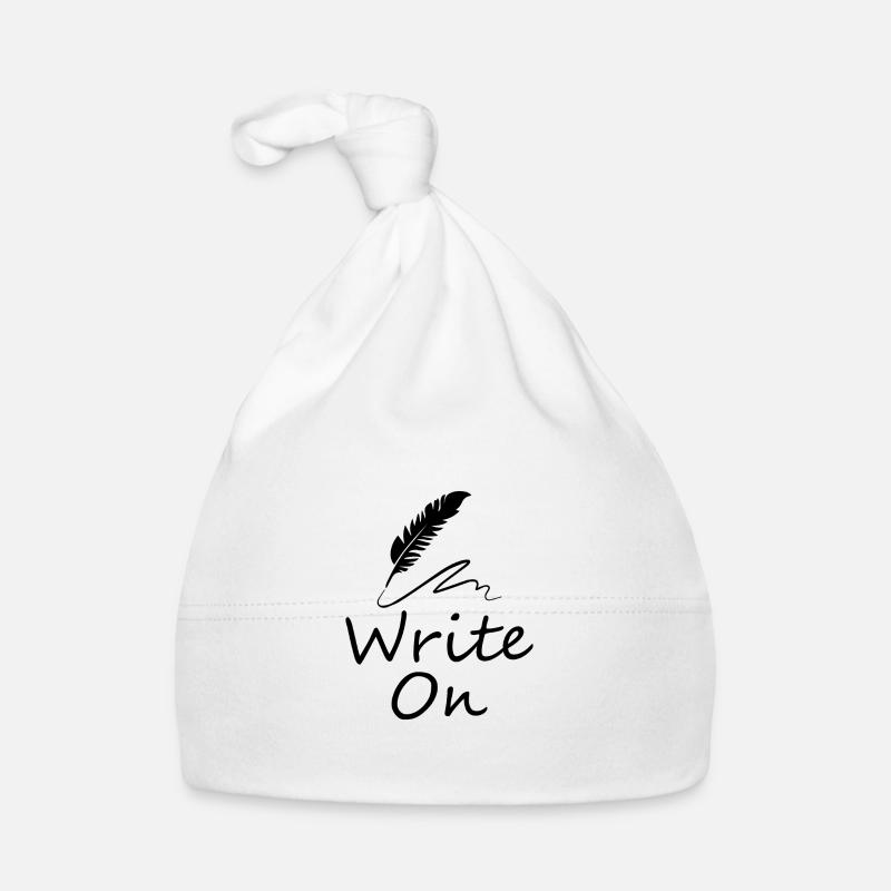 Writer Write On Organic Baby Cap