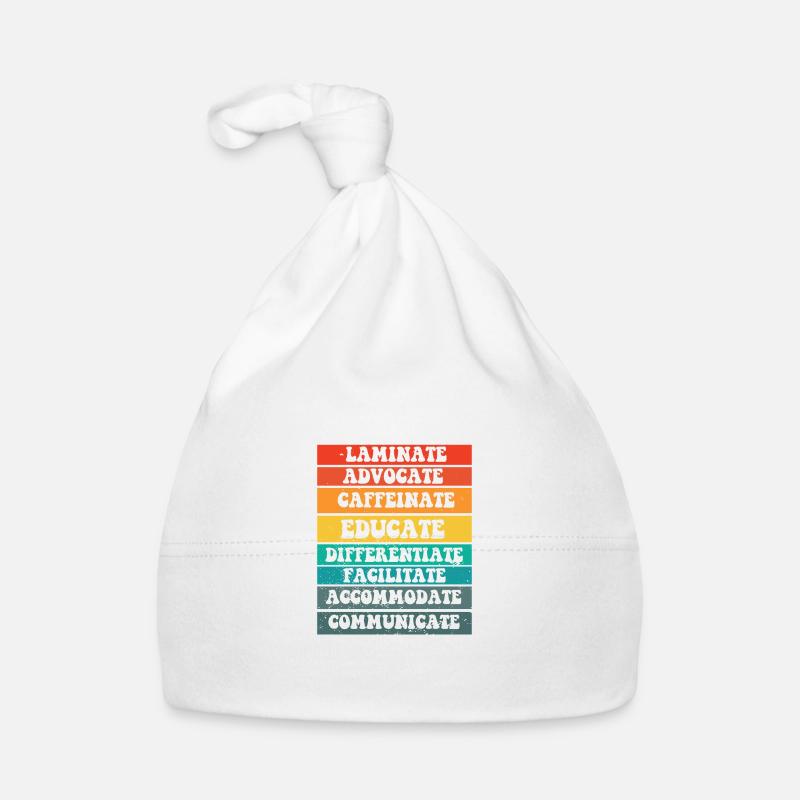 Laminate Collaborate SPED Teacher Autism Organic Baby Cap