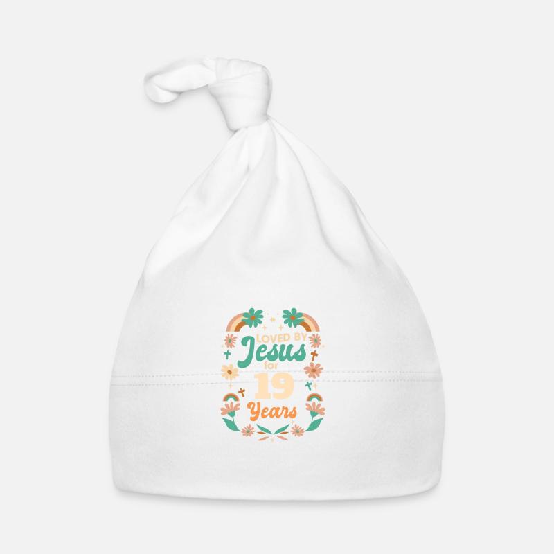 Loved By Jesus For 19 Years 19th Birthday Baby Bio-Mütze