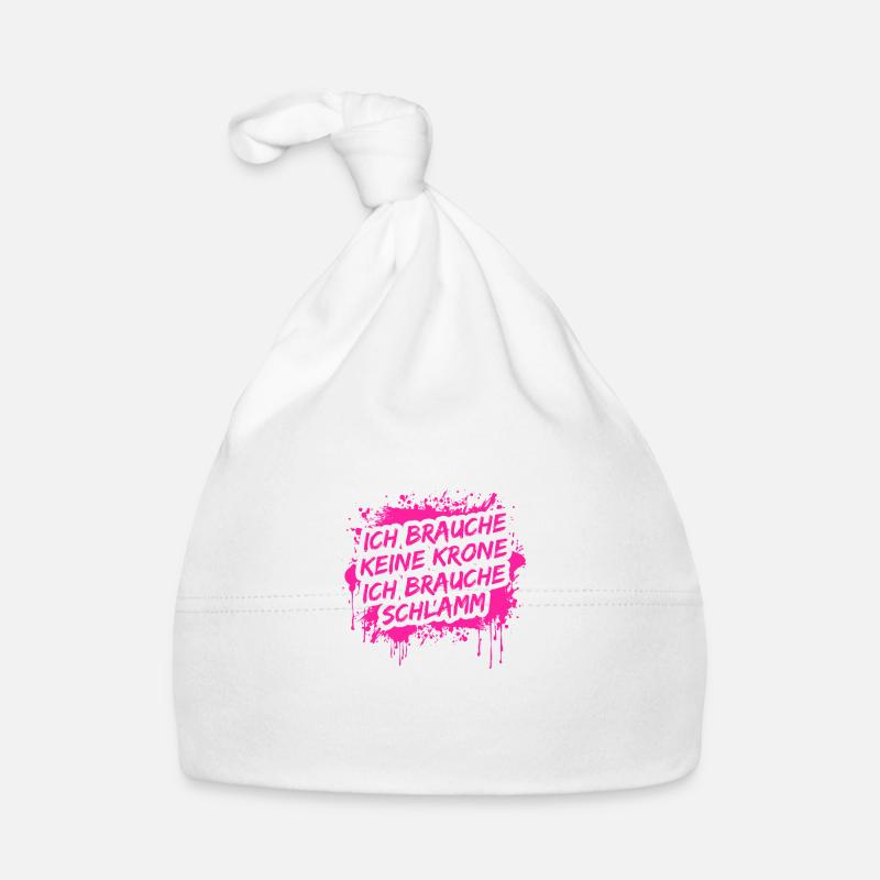 Pas de course boueuse Crown Mud Run Bonnet bio Bébé