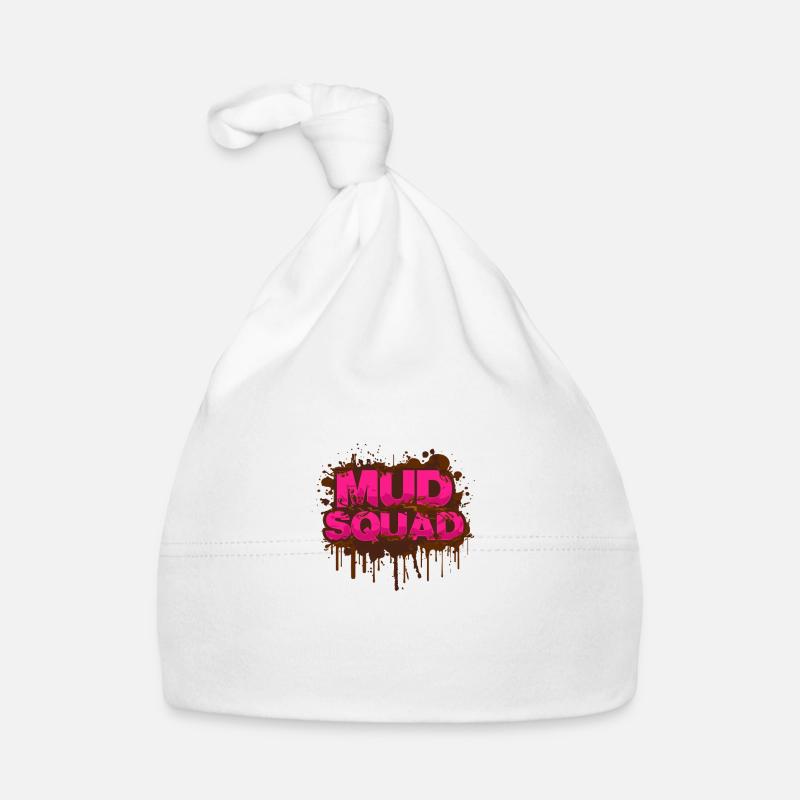 Mud squad Schlammlauf Mud Run Muddy Race Organic Baby Cap