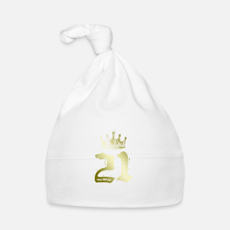 21 Number Krone Organic Baby Cap