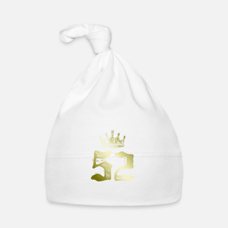 52 Zahl Krone Baby Bio-Mütze