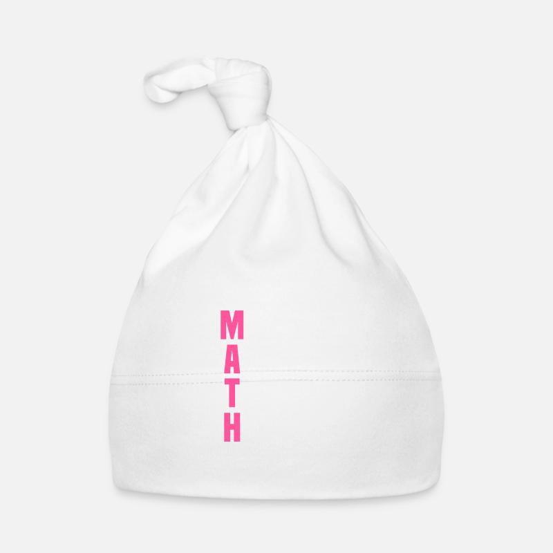 mathematics Organic Baby Cap