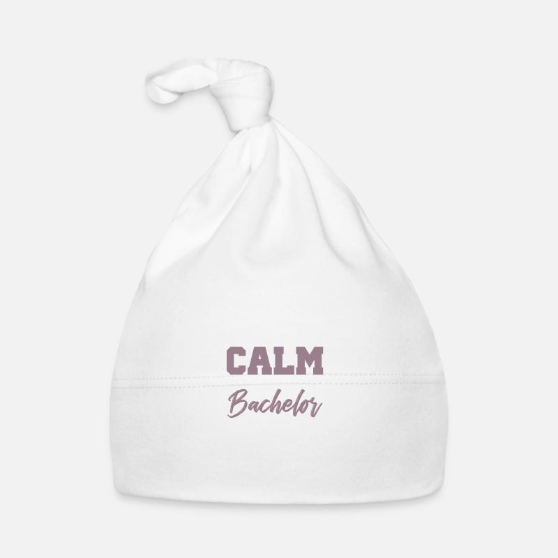 keep calm bachelor Organic Baby Cap
