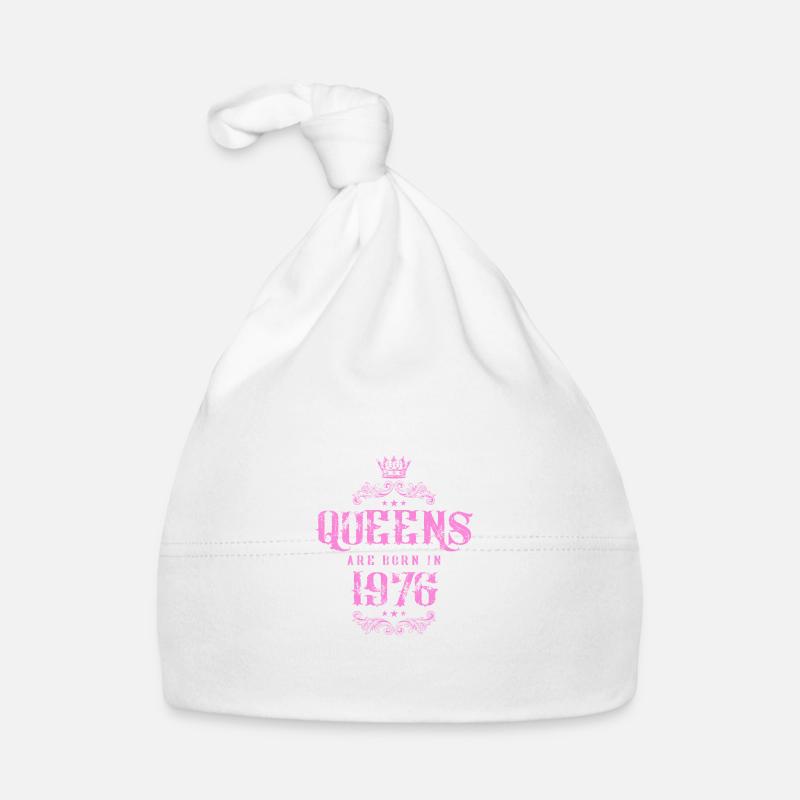 né en 1976 - Bonnet bio Bébé - blanc