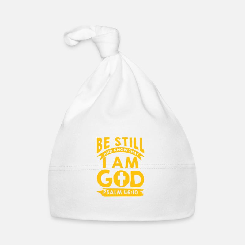 ich bin dein gott psalm Baby Bio-Mütze
