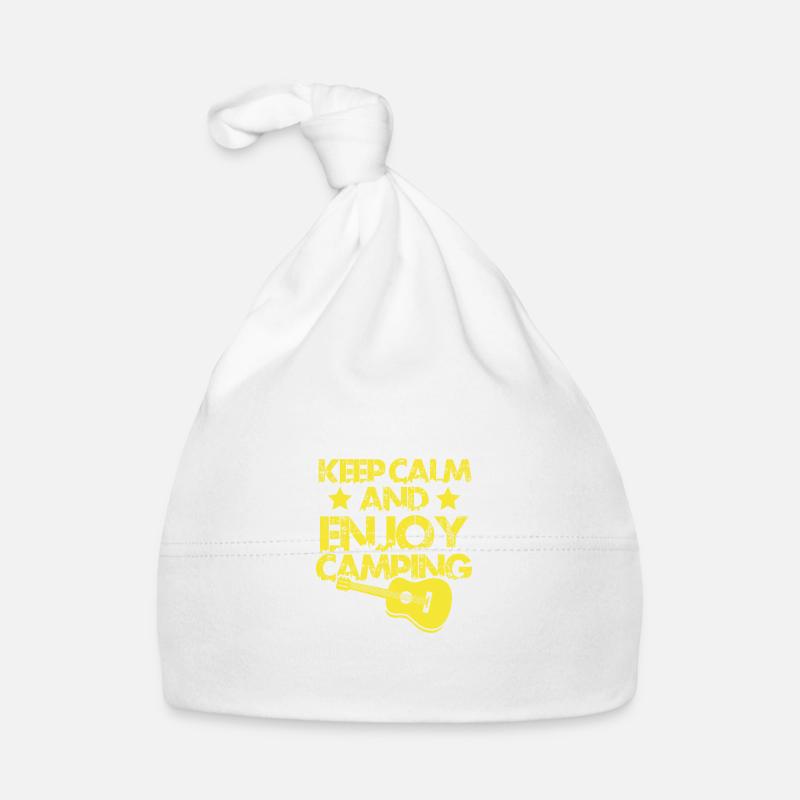 keep calm camping Baby Bio-Mütze
