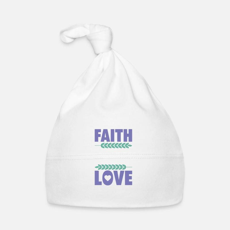 Verset de la Bible foi espérance amour dire Bonnet bio Bébé