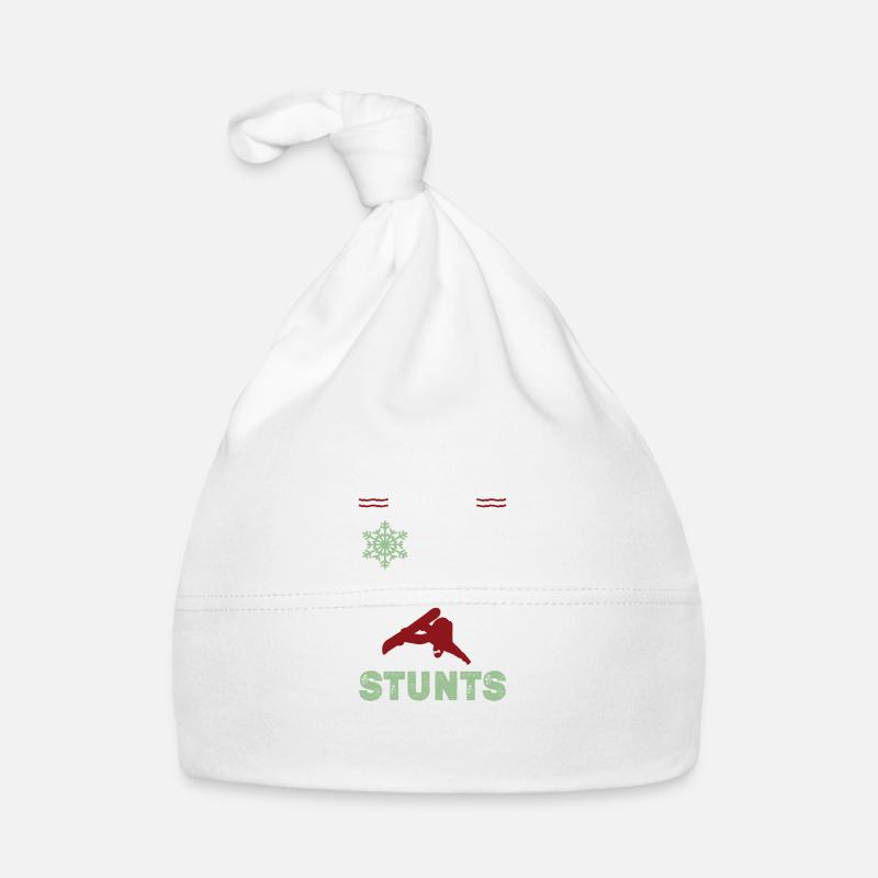 Snowboard Stunt Organic Baby Cap