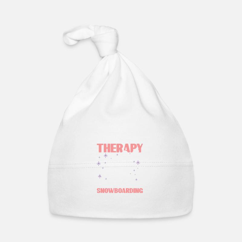 Snowboarding Therapy Organic Baby Cap