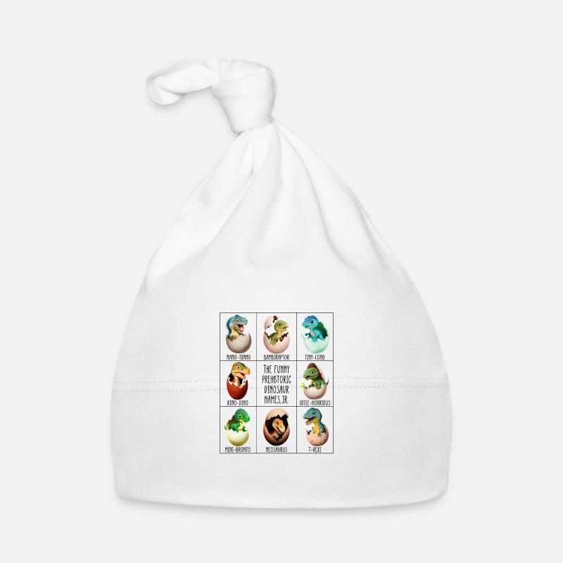 Baby dinosaur in egg Organic Baby Cap