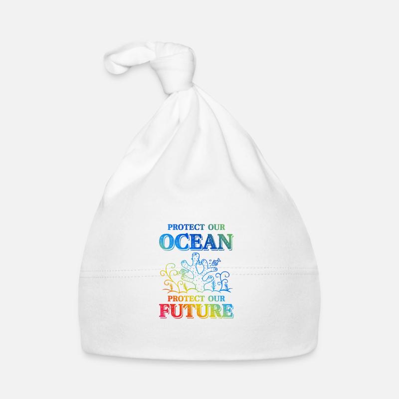 save the ocean Baby Bio-Mütze