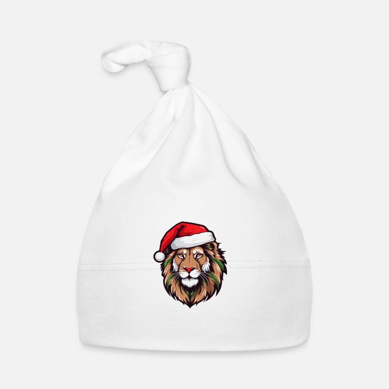 Noël tête de lion Noël Bonnet bio Bébé