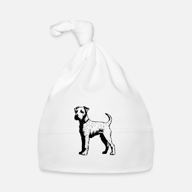 Chien Airedale Terrier Bonnet bio Bébé