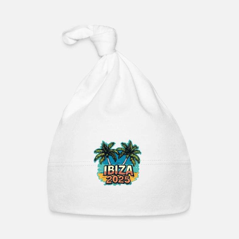 Ibiza 2025 Palmen Baby Bio-Mütze