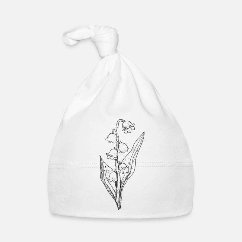 Muguet Muguet - Bonnet bio Bébé - blanc