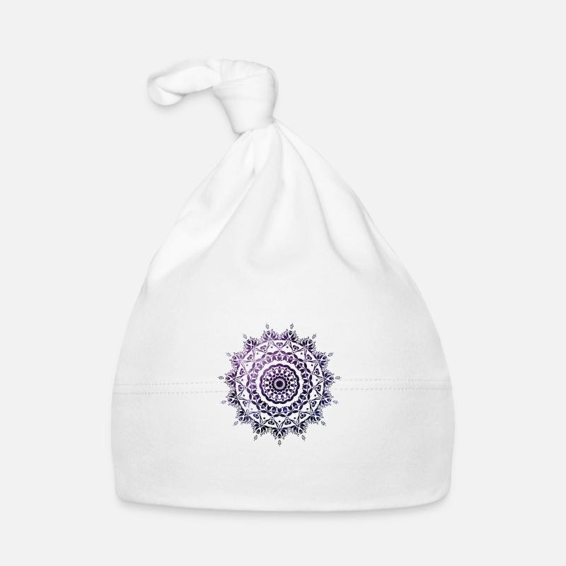 Beautiful mandala Buddhism yoga Organic Baby Cap