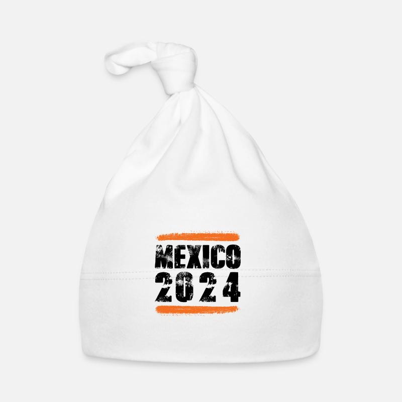 Équipe Mexique 2024 Bonnet bio Bébé