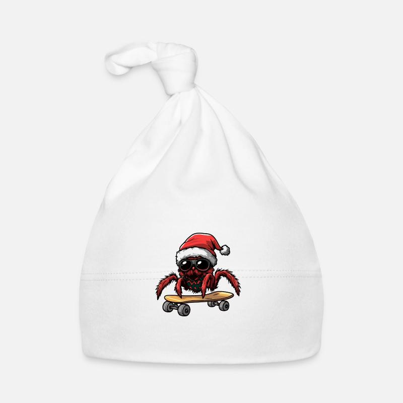 Tarantula Christmas Funny Organic Baby Cap