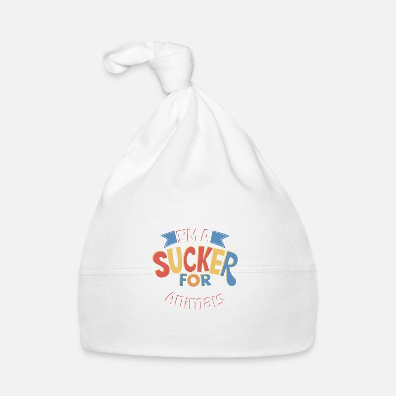 Je suis une ventouse pour les animaux Tee Design Bonnet bio Bébé