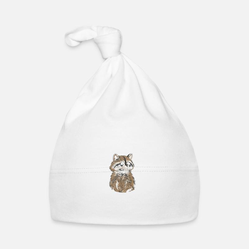 C’est ce que c’est et ce n’est pas un grand raton laveur Bonnet bio Bébé