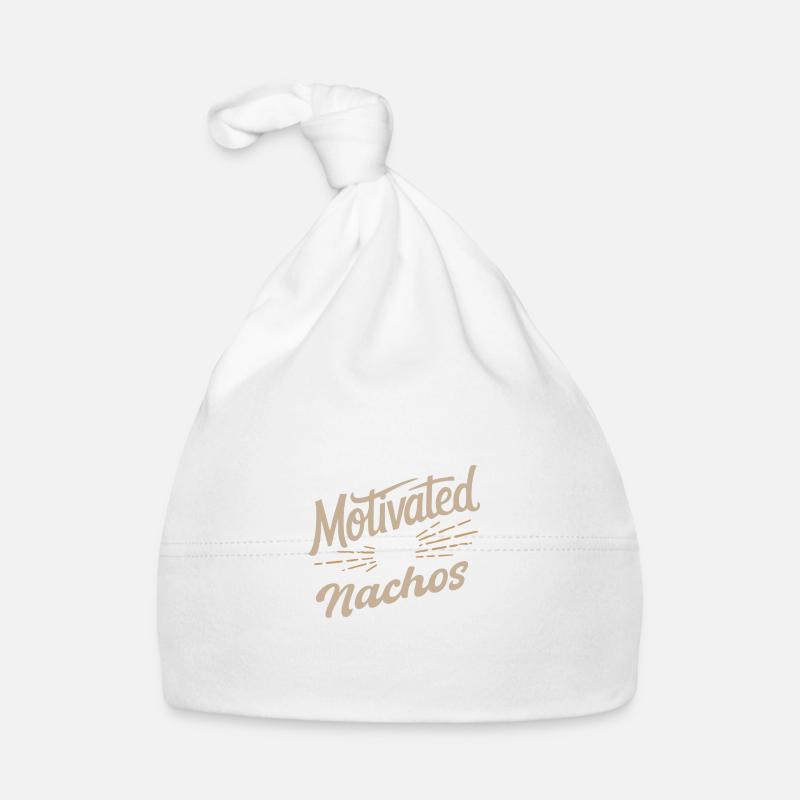 Motivated By Nachos Enthusiast Snack Design Organic Baby Cap
