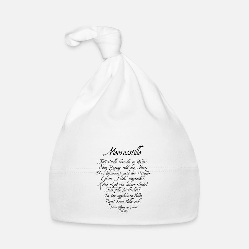 MEERESSTILLE Baby Bio-Mütze