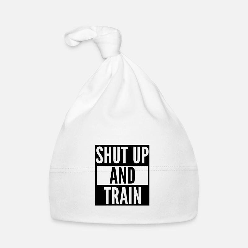 shut up and train Organic Baby Cap