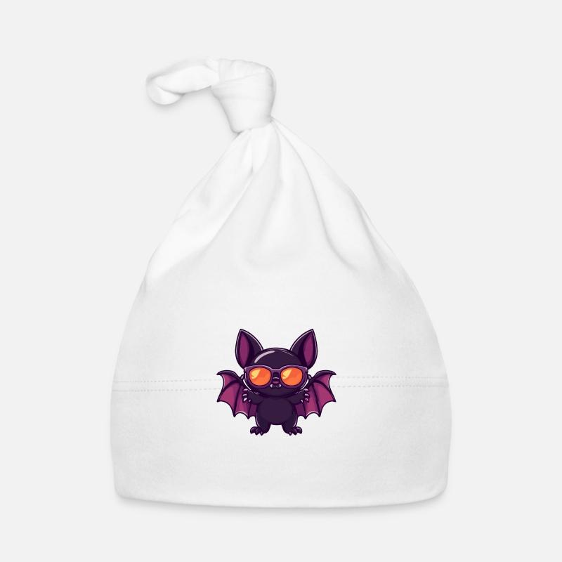 Bat Halloween Cool Organic Baby Cap
