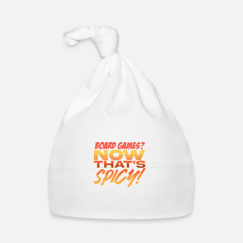 Board Games? Now That's Spicy Fun Time Organic Baby Cap