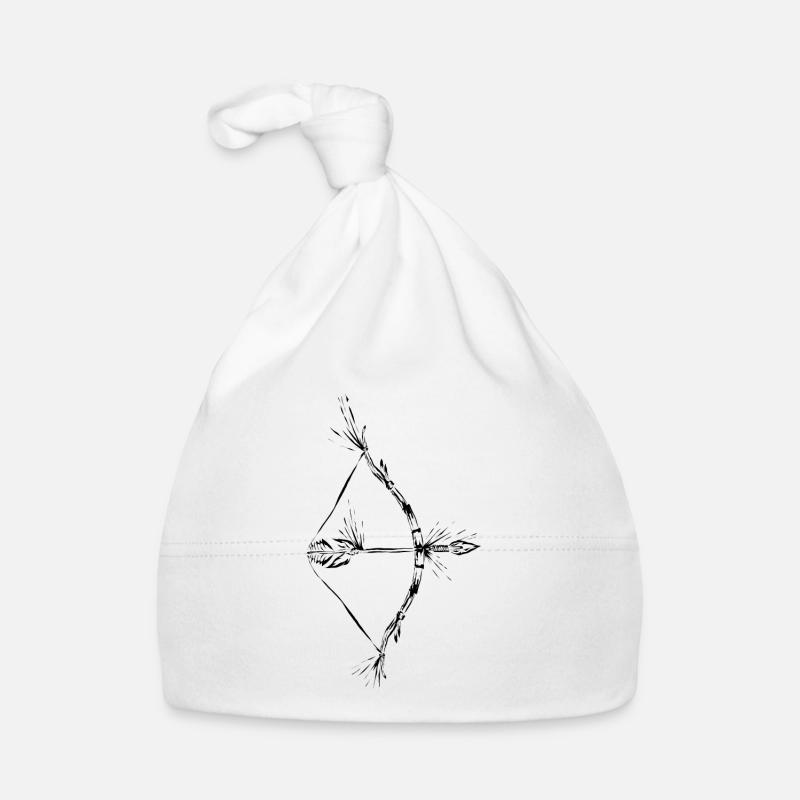 Pfeil und Bogen Baby Bio-Mütze