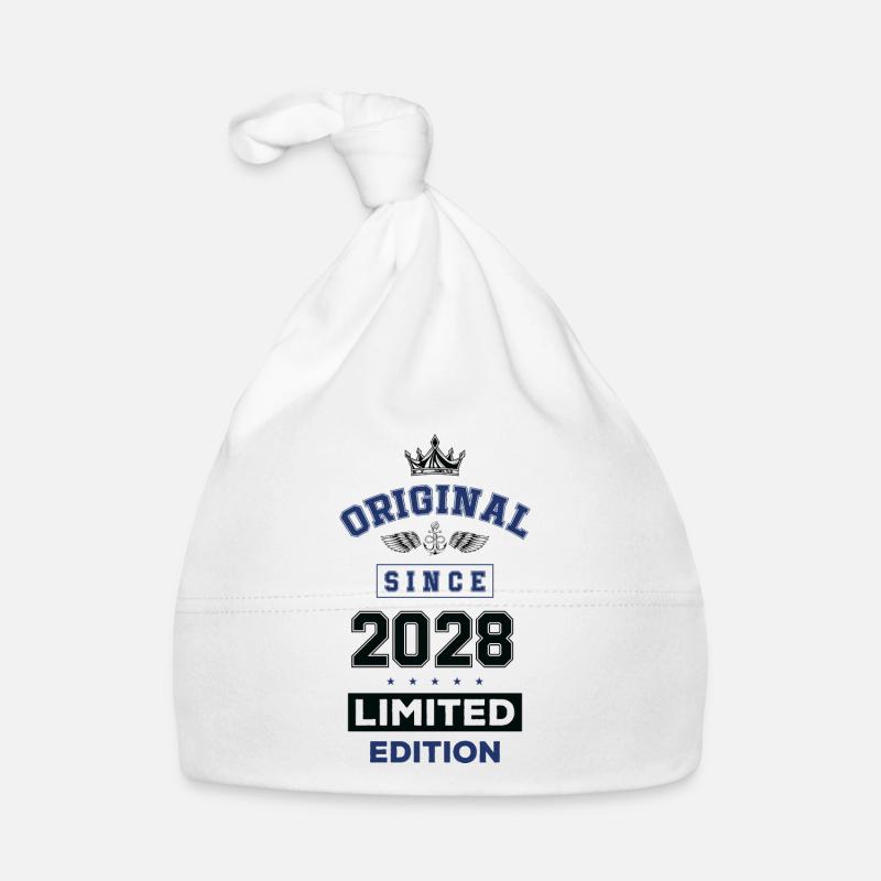 2028 limited edition Geburtstag Baby Bio-Mütze