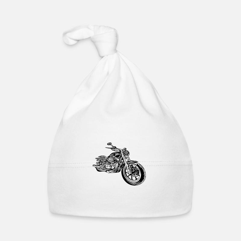 Rythme cardiaque de moto Bonnet bio Bébé